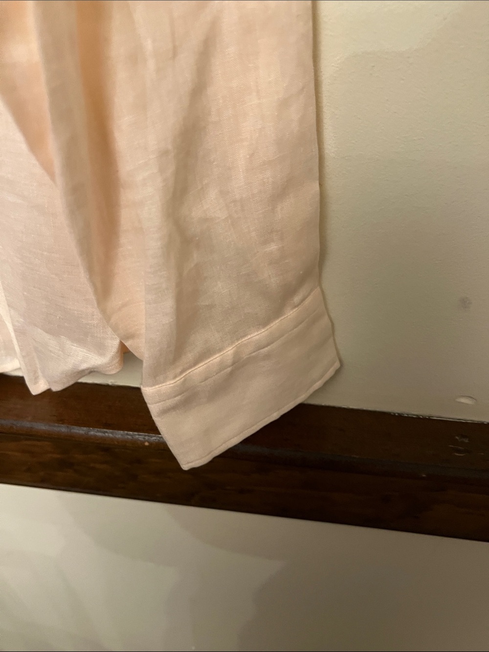 Lauren Ralph Lauren Light Peach Ruffle Front Blouse 12 no tag size - Picture 4 of 5